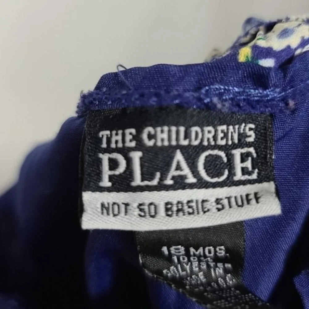 The Children's Place Floral Button Down Dress 18M